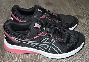 ASICS GT-1000 Running Gym Gel Trainers Blue Pink Duomax Womens size 37.5  /us 5 - Picture 1 of 12