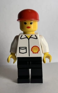LEGO 1254 Classic Town Gasolinera Shell Mujer Mini Figura Nuevo - Imagen 1 de 2