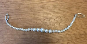 Vintage Cardigan Clip Glamorous Faux Pearl Evening Sweater - Picture 1 of 3