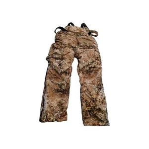 Cabela's Overalls Mens Size 38r Insulated Dry Plus Bibs Breakup Camo Hunting VTG - Picture 1 of 9