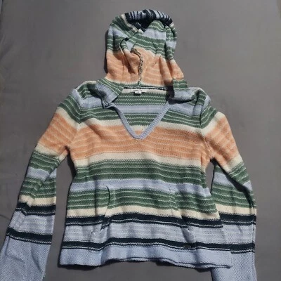 O'Neill HOODIE SWEATSHIRT Womens XS Multicolor V-Neck Long Sleeve Pockets Beach Foto 1 de 4