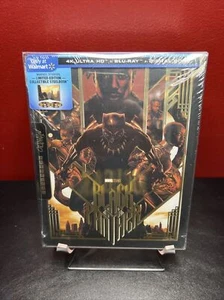 Black Panther Mondo #42 Steelbook (4K UHD+Blu-ray+Digital) Factory Sealed - Picture 1 of 7