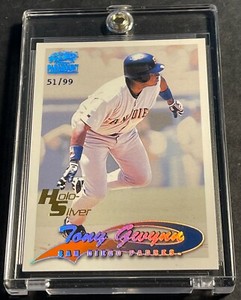 1999 TONY GWYNN PACIFIC PARAMOUNT HOLO SILVER #198 PADRES 51/99