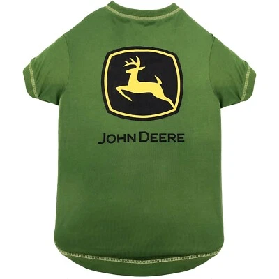 Camiseta Pets First John Deere para cães e gatos quente e confortável - Imagem 1 de 4