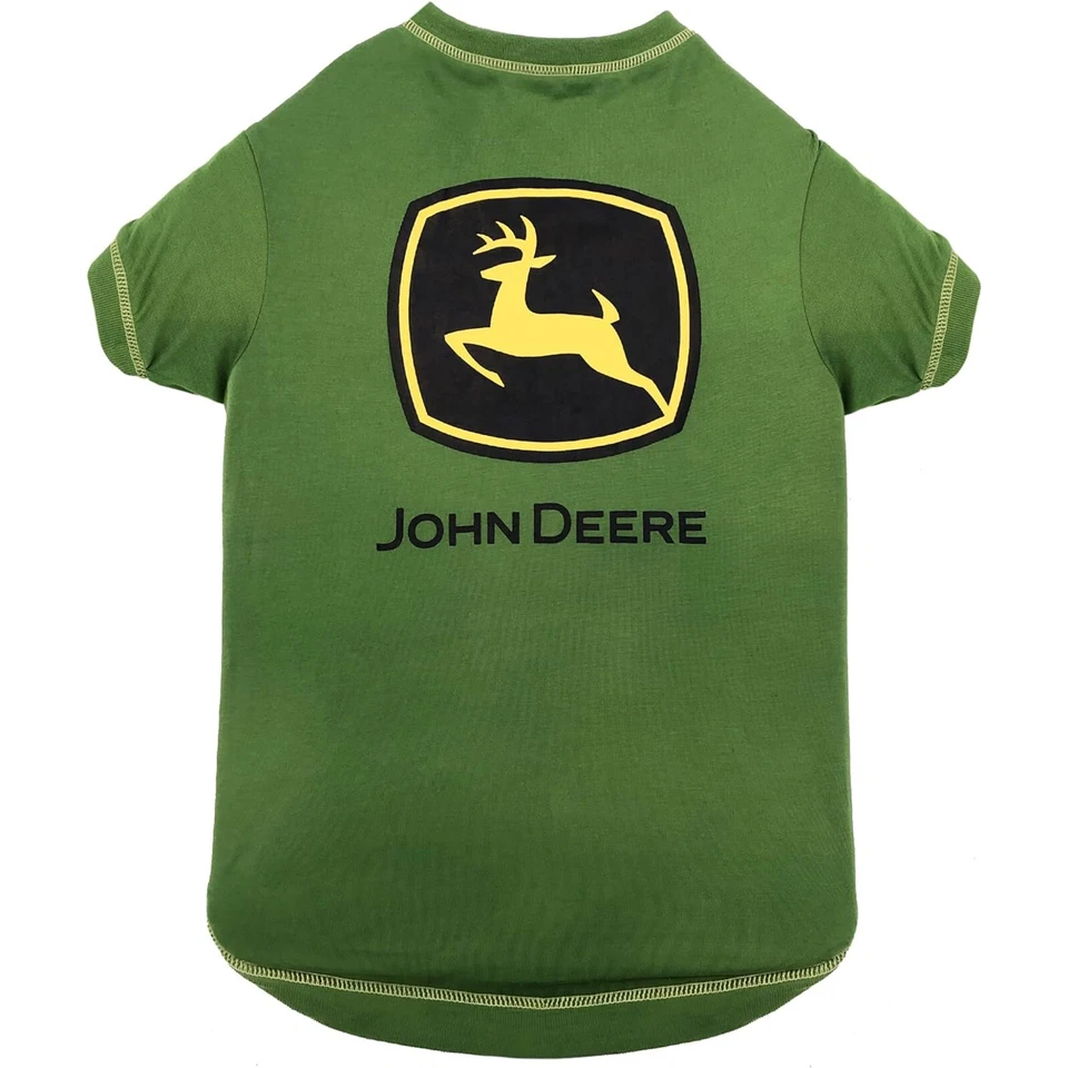 Camiseta Pets First John Deere para perros y gatos cálida y cómoda camisa para perros Foto 1 de 4