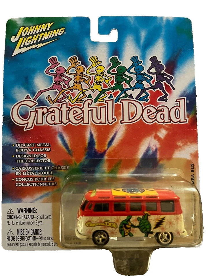 Johnny Lightning GRATEFUL DEAD 1965 VOLKSWAGEN SAMBA BUS, DETAILED REPLICA - Image 1 of 1