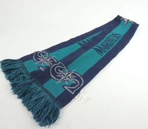 Forever Collectibles MLB Seattle Mariners Winter Knit Double Sided Scarf 60"x7" - Picture 1 of 6