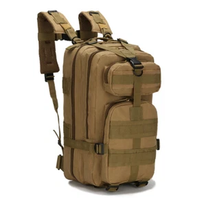 30L Small Military Tactical Backpack Army Men 3 Day Assault Pack Molle Rucksack - Picture 1 of 19
