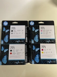 Zestaw głowic drukujących HP 771 CE017A CE018A CE019A CE020A OEM oryginalny-2026 - Zdjęcie 1 z 3