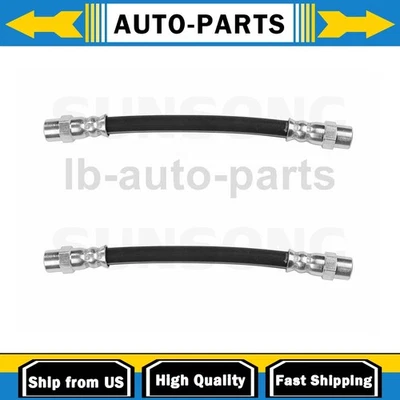 Rear Brake Hose Line 2x For 1981 1982 1983 1984 Volkswagen Rabbit 1.7L - Image 1 of 4