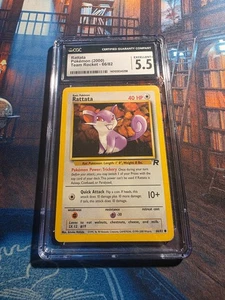 Rattata #66 Pokemon Team Rocket CGC 5.5 POKEMON TCG - Foto 1 di 3