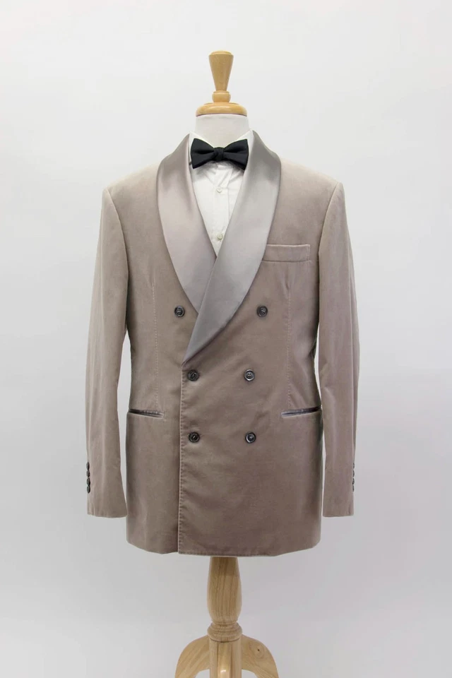 NWT $5995 Brunello Cucinelli Men's Velvety DB 2-Piece Tuxedo Suit 54/ 44US  A258 - Image 1 of 4