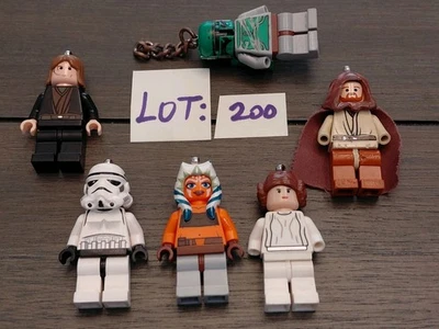 Lego Star Wars Lote de Minifiguras LLAVERO - DAÑADO - Lote # 200 Foto 1 de 4