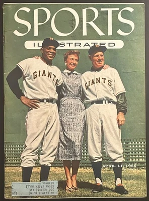 1955 Sports Illustrated-New York Giants Willie Mays Leo Durocher & Wife - Image 1 of 2