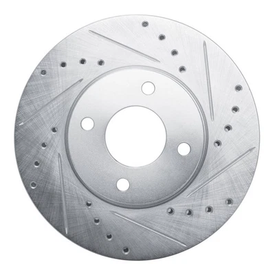 For Hyundai Grand i10 15-18 Brake Rotor DFC Premium Drilled & Slotted Front - Imagem 1 de 3