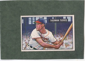 *1951 BOWMAN #222 THURMAN TUCKER, INDIANS RC top di gamma - Foto 1 di 2