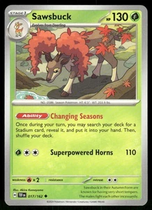 Sawsbuck - 017/162 Uncommon Normal SV05: Temporal Forces NM - Picture 1 of 2