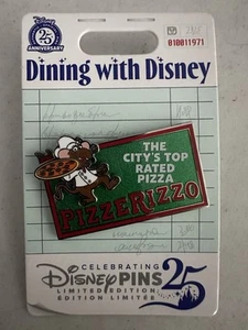 2025 Disney Parks Essen mit Disney Pizzerizzo Hollywood Studios LE Pin Rizzo - Bild 1 von 1