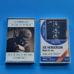 Joe Henderson 2 Cassette Tape Lot Jazz Fusion Saxophone State of the Tenor Live - Picture 1 of 18