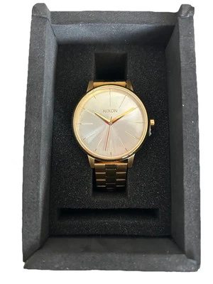 Женские наручные часы Nixon Kensington золотисто-белые A099 508 новые - Изображение 1 из 4