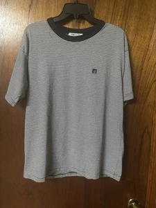 Camiseta/top Anne Klein Knit Wear M! ¡Rayas blancas y negras con emblema de Anne K! - Imagen 1 de 3