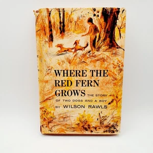 Where the Red Fern Grows, Rawls, 1961/1962 HCDJ early printing of 1st Edition - Picture 1 of 19