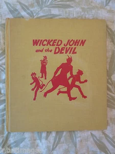 WICKED JOHN AND THE DEVIL RICHARD CHASE FIRST EDITION 1951 HC Halloween - Picture 1 of 11