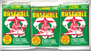 1998 Score Baseball Wax Packs (3) Unopened Packs Total Of 48 Cards Series 1 - Picture 1 of 2