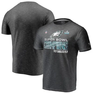 Herren Small Philadelphia Eagles NFL Pro Line by Fanatics Heather Black SB T-Shirt - Bild 1 von 1
