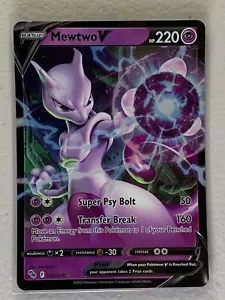 Mewtwo V 030/078 Pokemon GO Holo Ultra Rare - Foto 1 di 2