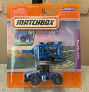 Matchbox Real Working Parts Mega Tractor & Trailer NEW Blue - Picture 1 of 6