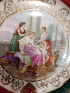 Antique Germany Prov Saxe E.S. Beehive Neoclassical Plate 6.25"D - Picture 1 of 8