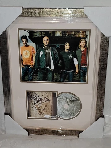 Staind  Signed Autographed Chapter V CD MIKE MUSHOK  JSA Framed Cover