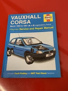 VAUXHALL CORSA BENZIN 1993 BIS 1997 GEBRAUCHTES HEU SERVICE- UND REPARATURHANDBUCH - Bild 1 von 7