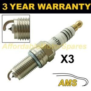3X IRIDIUM TIP SPARK PLUGS FOR NISSAN PIXO 1.0 2009 ONWARDS - Picture 1 of 1