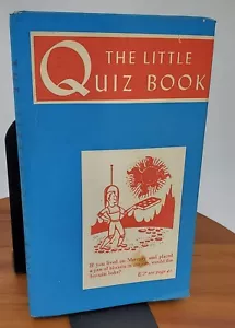 Vintage The Little Quiz Book Peter Pauper Press Hardcover 1956 EX Henry R Martin - Foto 1 di 8