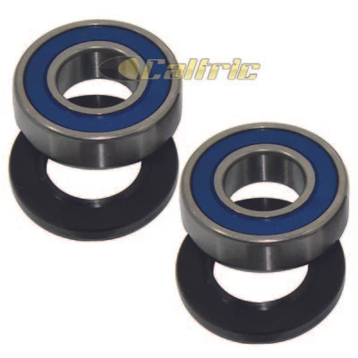 Rear Wheel Ball Bearings Seals Kit for Kawasaki KX125 1986-1996 Foto 1 de 2