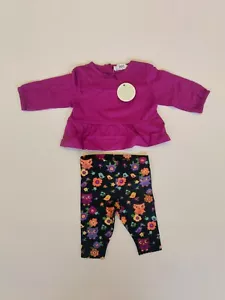 Baby Set Mädchen Shirt Long-Shirt Hose bpc lila NEU Größe 56/62 104/110 - Picture 1 of 1