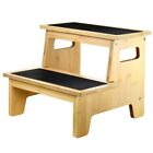 Kids Step Stools for Toddlers Bathroom Bamboo Wood
