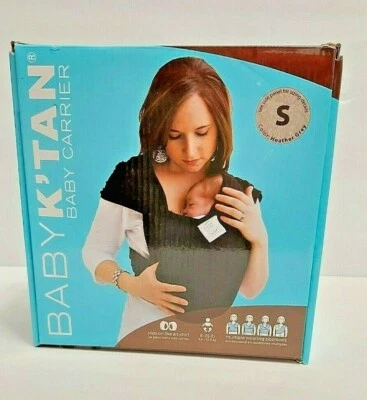 Portabebés BABY K'TAN Talla Pequeña Gris Jaspeado Caja Abierta Foto 1 de 4