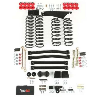 Rugged Ridge Lift Kit 4" Without Shocks Jeep Wrangler JK 2007-2018 - Image 1 of 3