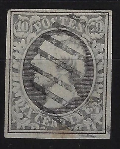 LUXEMBOURG, 1859 - Sc #1 - 10c - USED - Picture 1 of 2