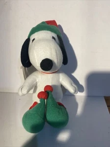Whitmans Mini Snoopy Plush Elf 6” With Tag - Picture 1 of 17