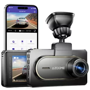 AZDOME 2K Dash Cam WiFi Camera Night Vision Parking Monitor G-sensor APP Control - Picture 1 of 10