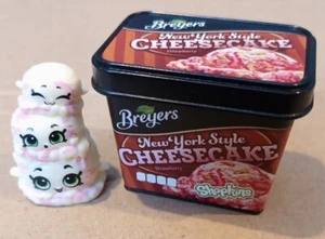 NEW Shopkins Real Littles Super Mystery Glitter Box NY Cheesecake Breyers - Picture 1 of 1