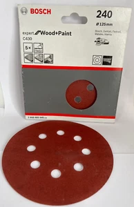 Bosch Schleifblatt C430 Expert for Wood and Paint Ø 125mm K240 5 Stck - Bild 1 von 2