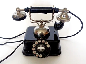 Unique 1930's Kjobenhavns Telefon Aktieselskab Rotary Telephone - Mint condition - Zdjęcie 1 z 19