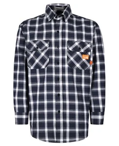 Camisas resistentes al fuego Camisa de trabajo FR Camisas 7oz Camisa a cuadros - Imagen 1 de 7
