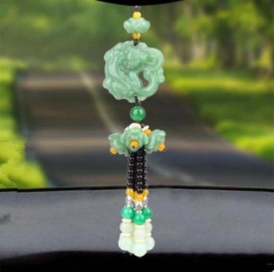 Espejo retrovisor automático coche colgante adornos tropas valientes cristal coche accesorios Foto 1 de 4