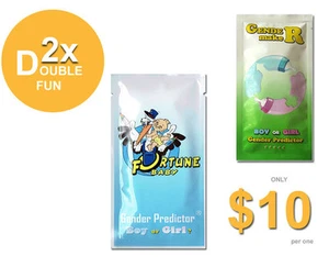 X2 Gender Prediction Kit Test: At Home Boy or Girl Baby Gender Predictor Test - Afbeelding 1 van 3